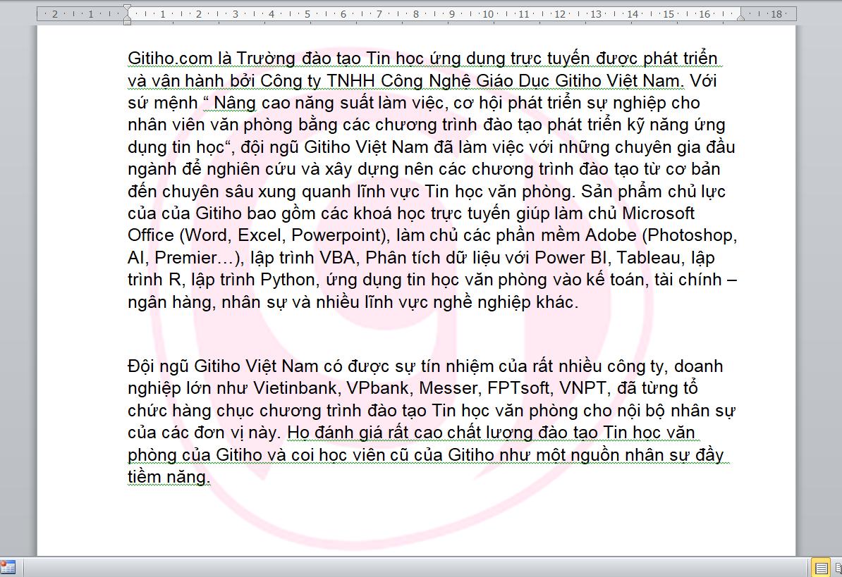 Hướng dẫn xóa Watermark trong trang Word